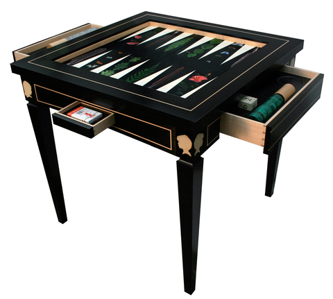 Hey! Play! 3-in-1 Chess And Backgammon Table Set-W350033 - The Home Depot